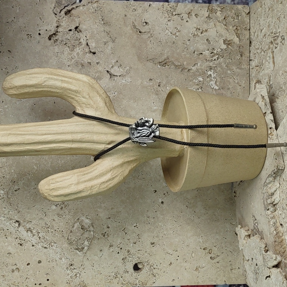 Indian Head Bolo Tie